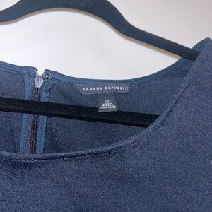 Banana Republic Navy Short Sleeve Dress Size 10